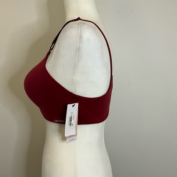 Calvin Klein Women's Bra - Rich Burgundy - Picture 4 of 8